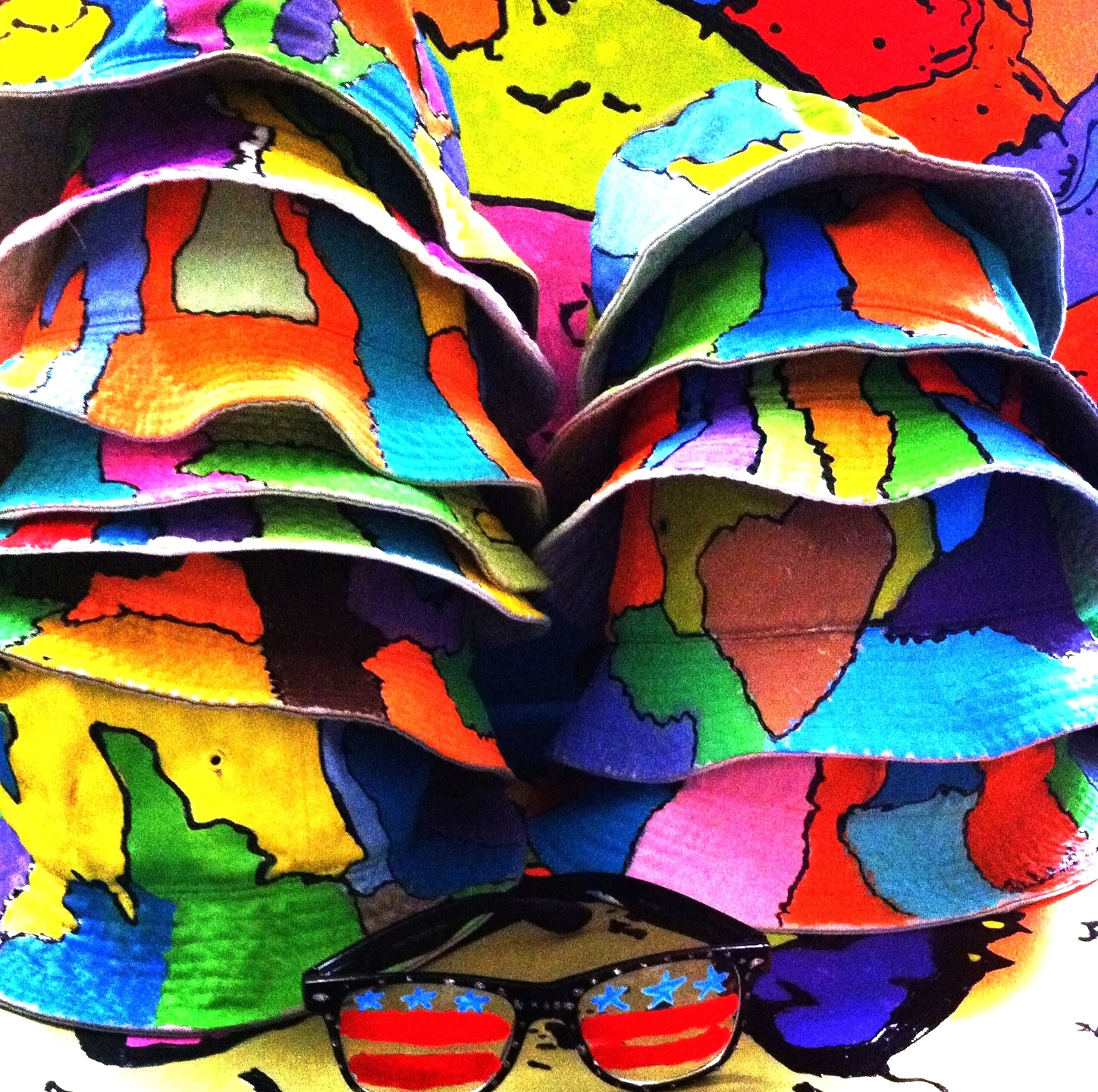 HandPainted BucketHats $40