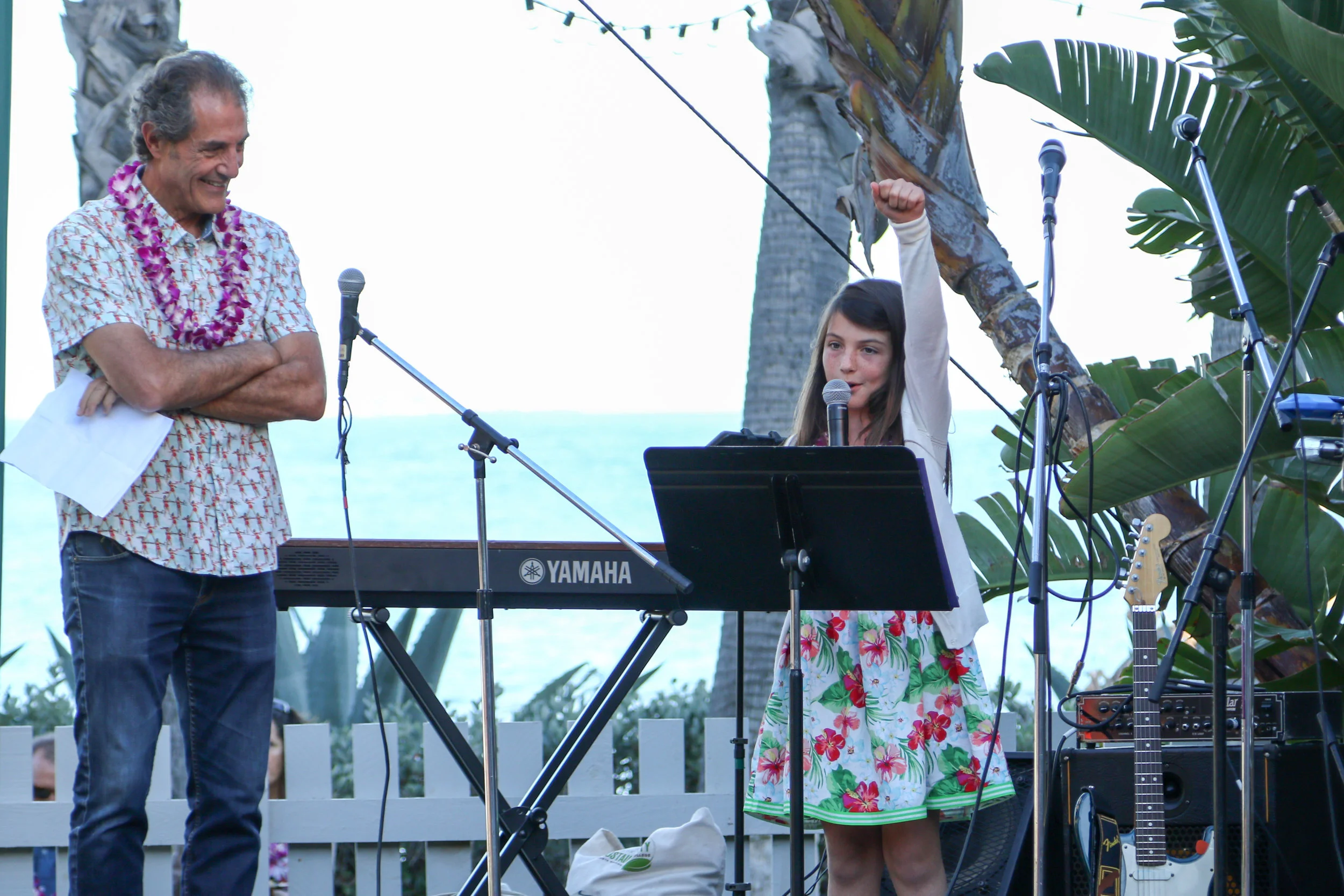 Maxine Nocker shared an inspirational speech her participation in the Girls Inc Surf Club