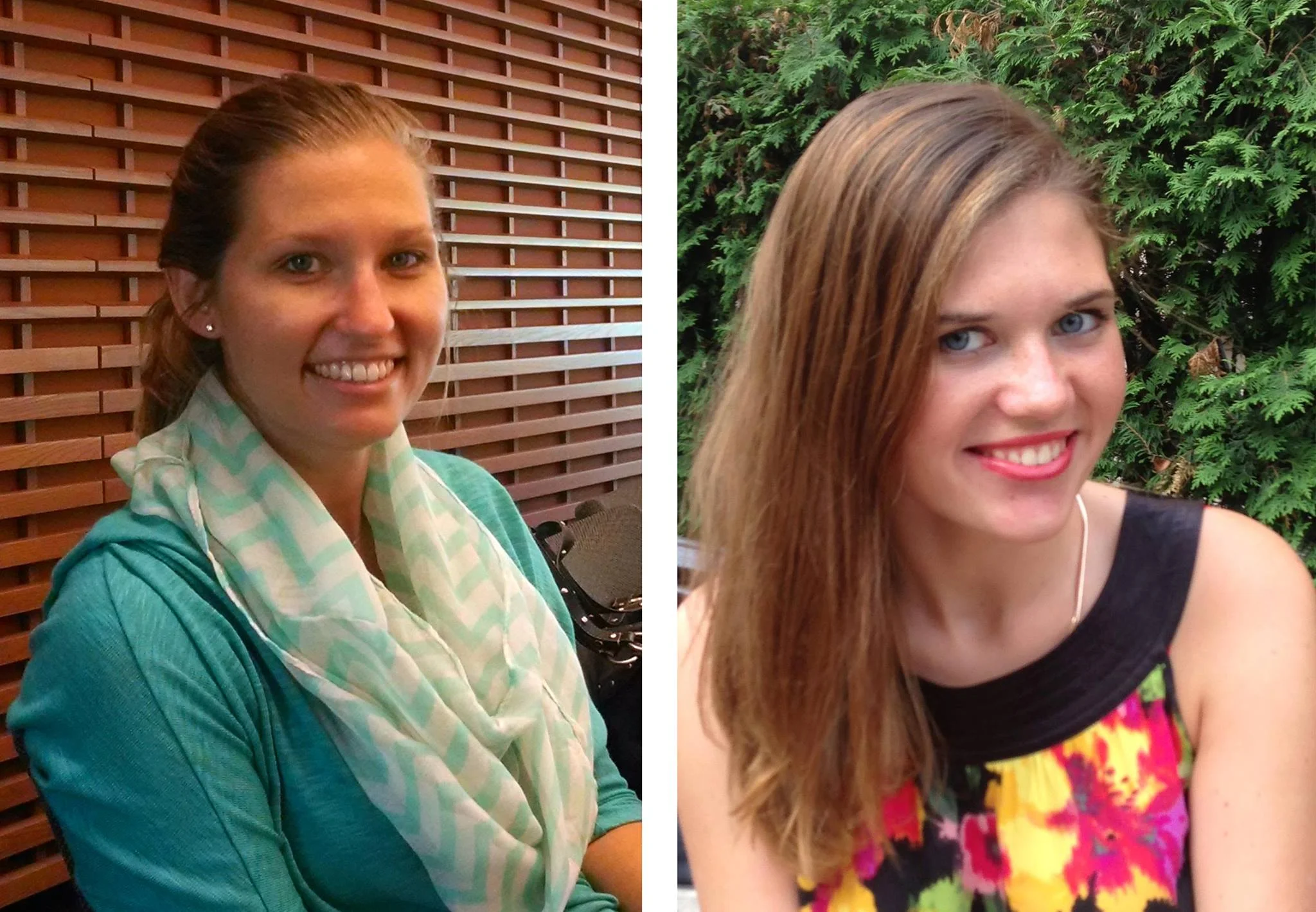 Wynn Tanner (left) had a conversation with Anya Shkurko (right) at Stanford University this summer.