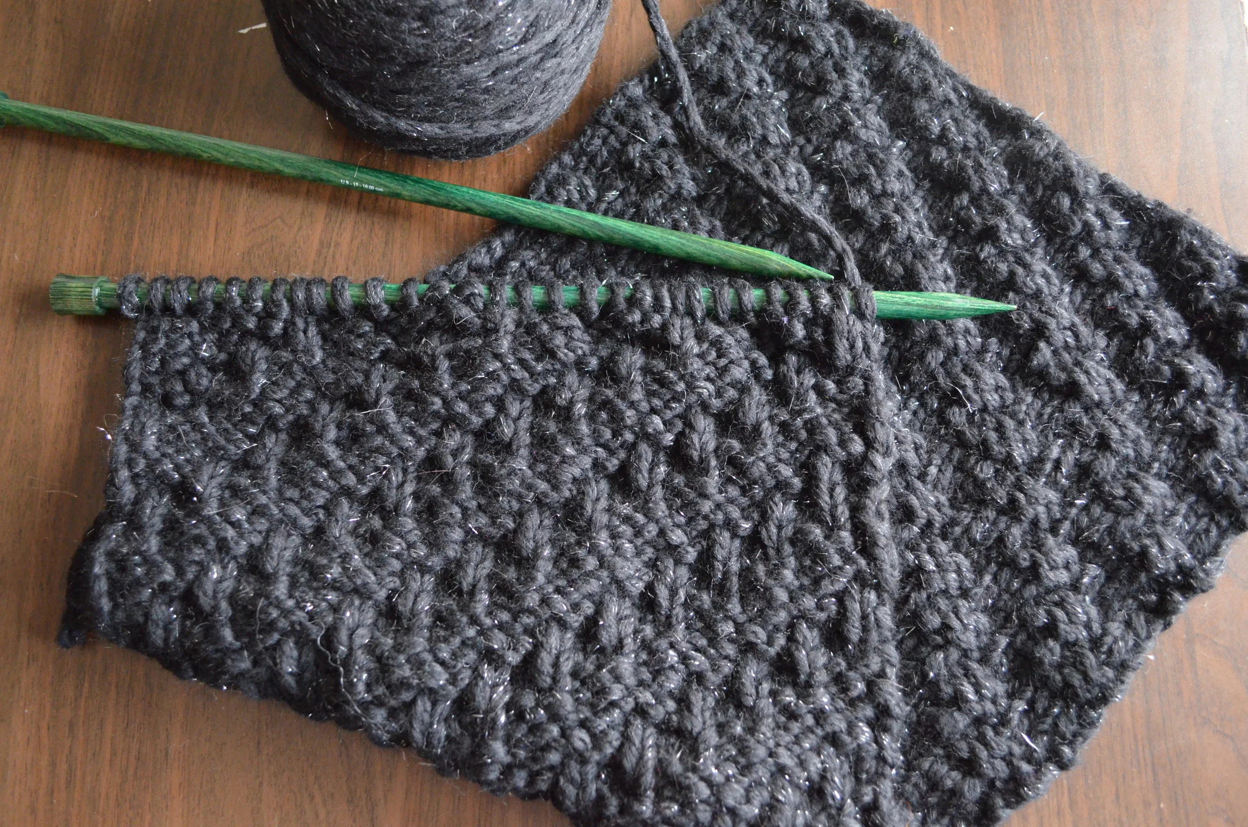 Cowl Scarf in the Making
