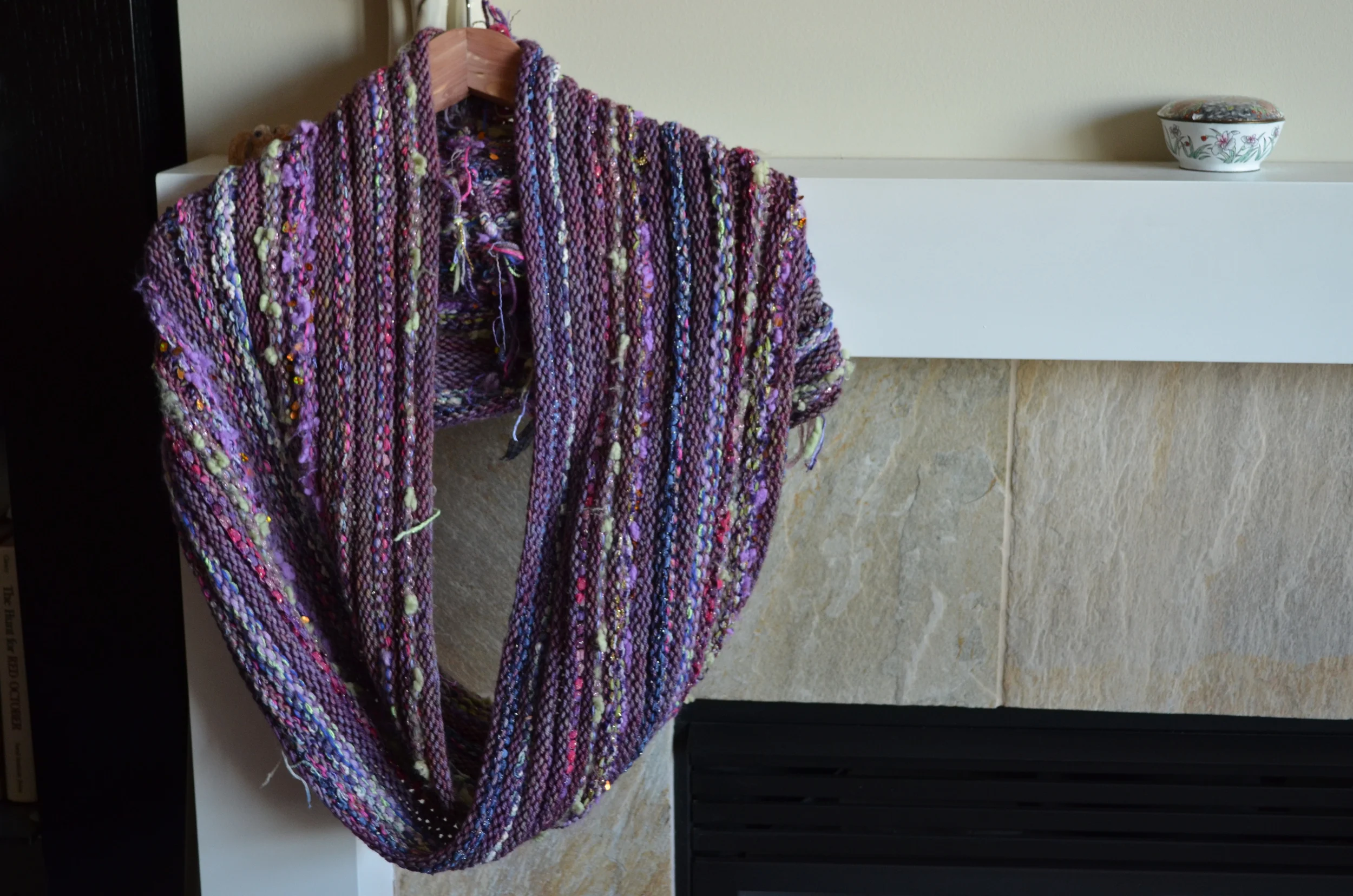 Omega Wrap Turned Scarf