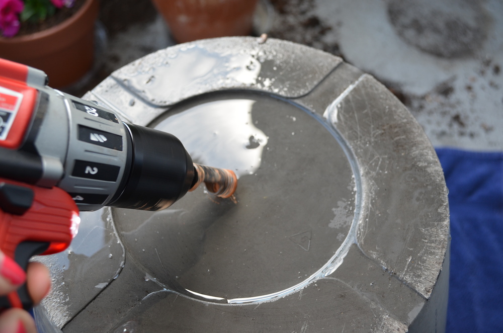 How to Drill A Drainage Hole for a Potted Plant  Warp or Weft