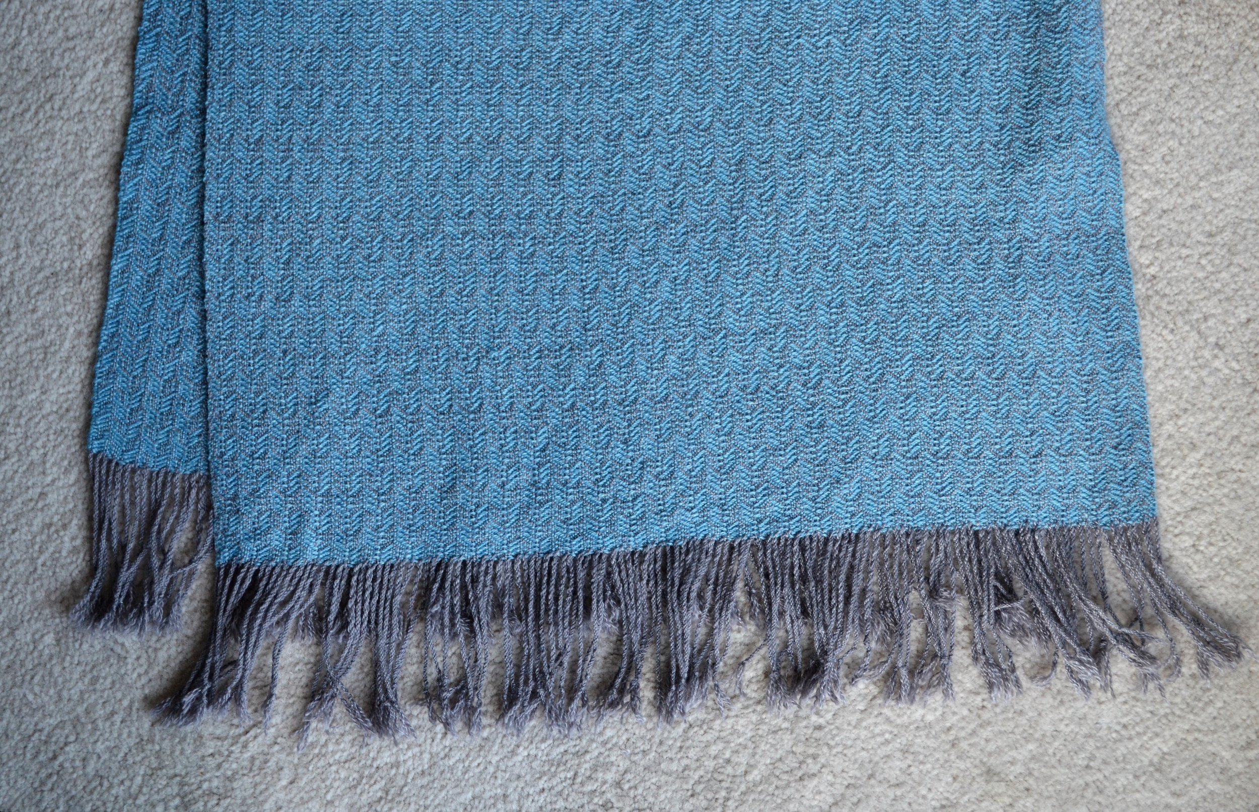 Handwoven Blanket Scarf — Warp or Weft