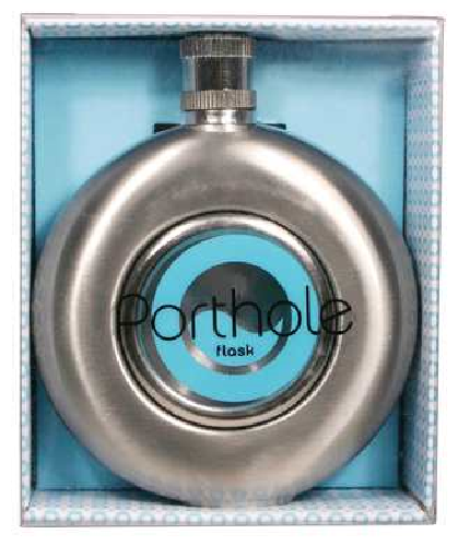 Stainless Steel Porthole Flask