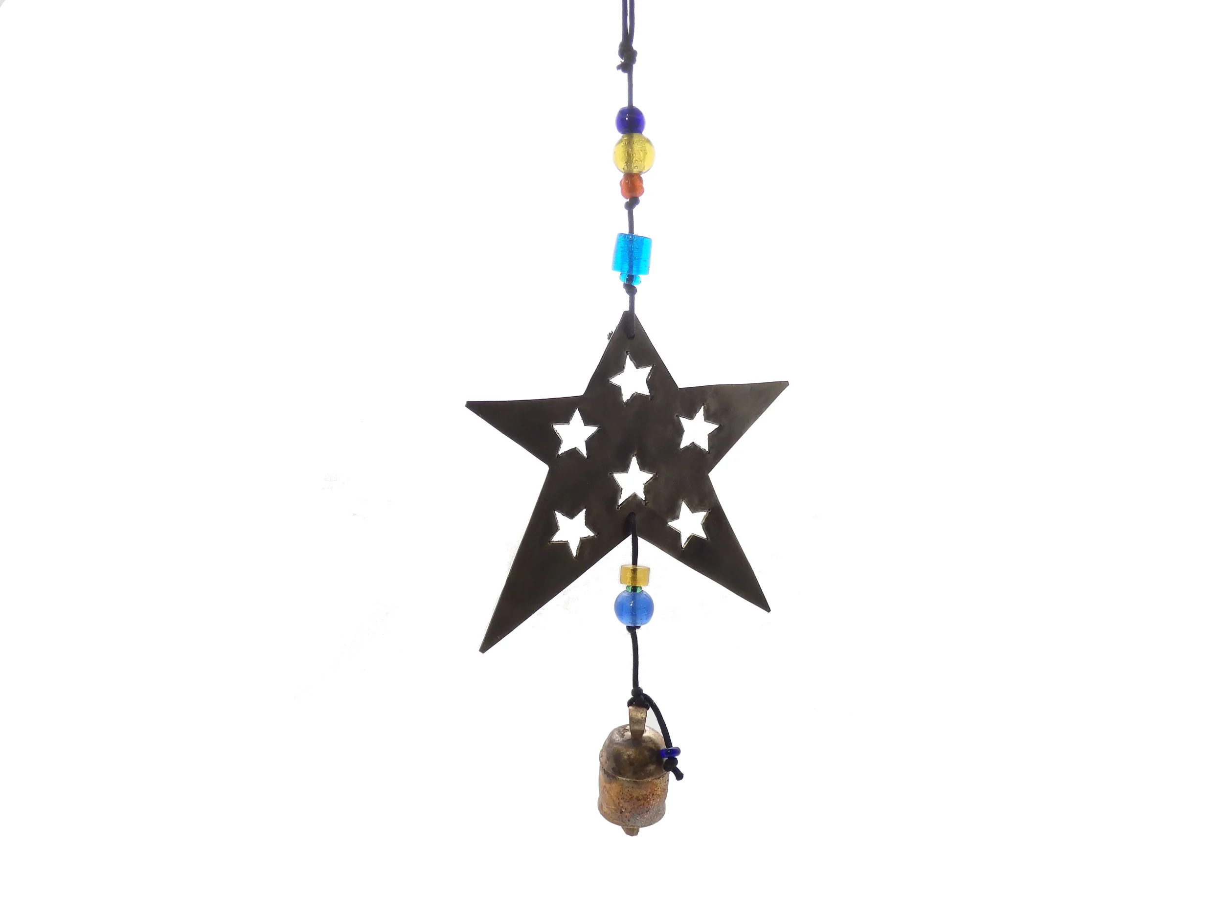Noisemaker with Glass Beads and Nana Bell