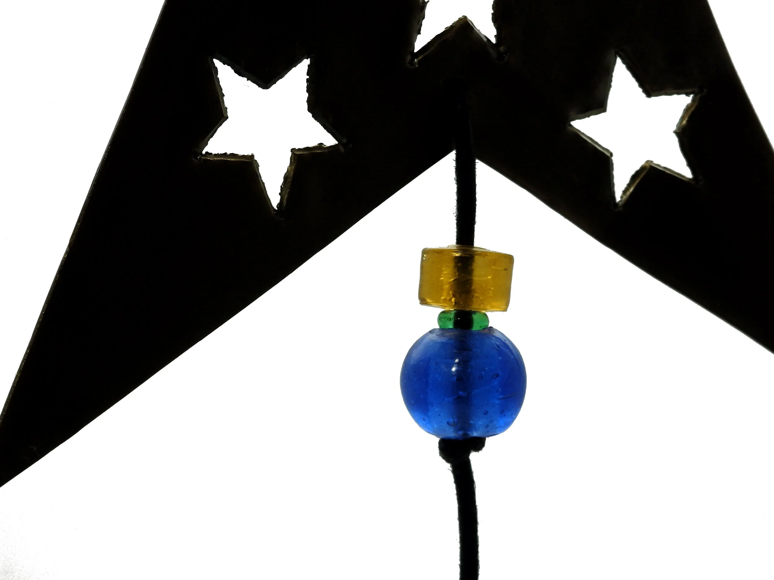 Noisemaker with Glass Beads and Nana Bell