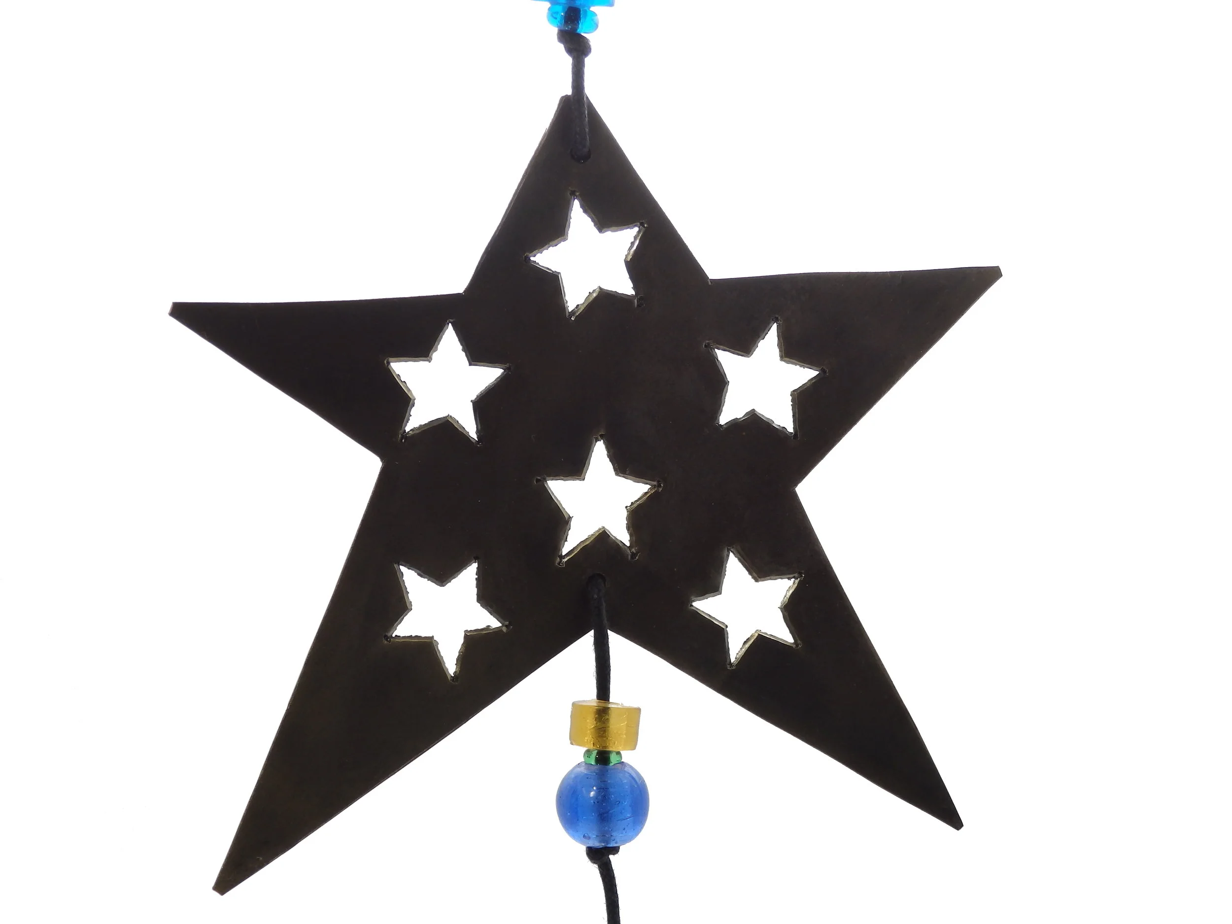 Noisemaker with Glass Beads and Nana Bell