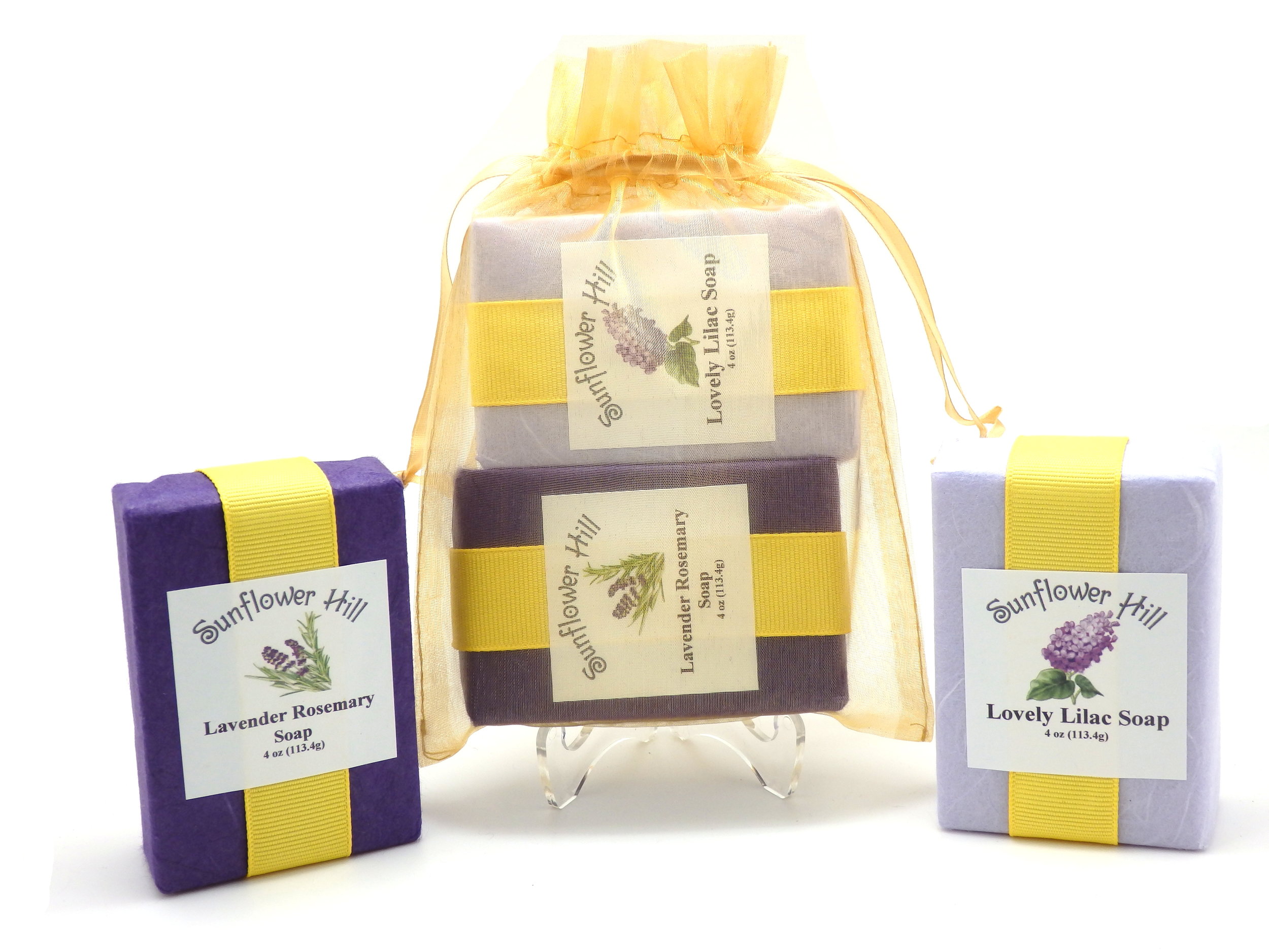 Lavender and Lilac Soap Set