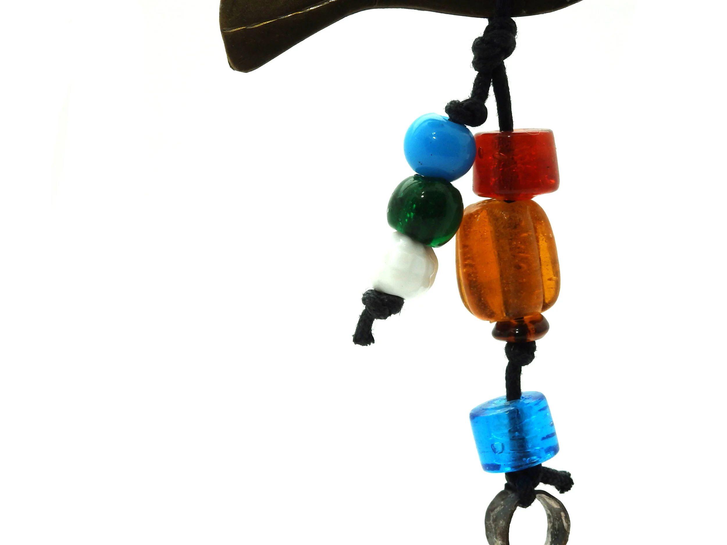 Happy Hummingbird - Handcrafted Windchime With Glass Beads and Nana Bell