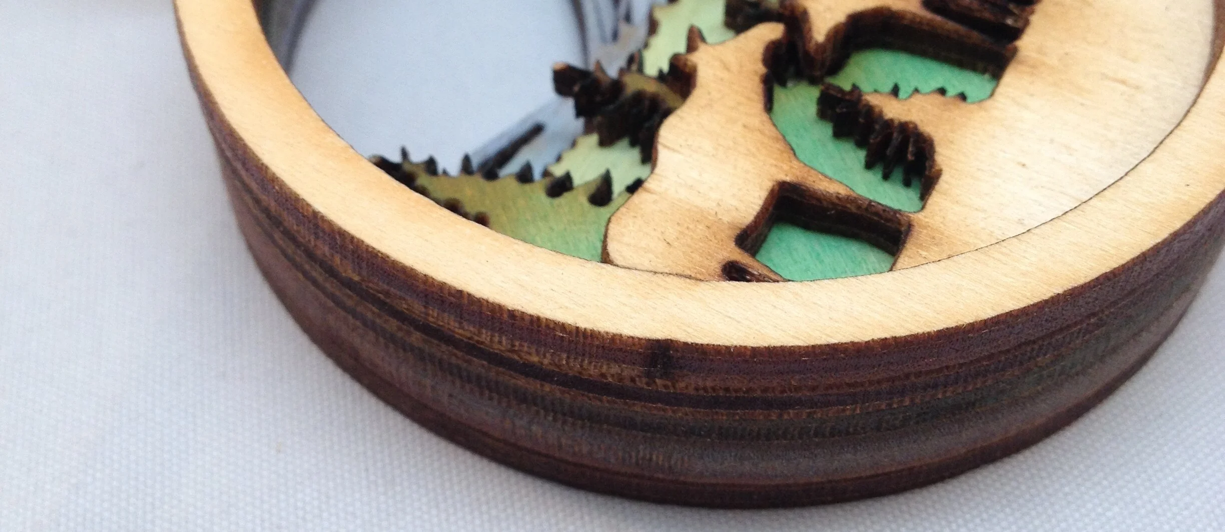Moose Scene Ornament