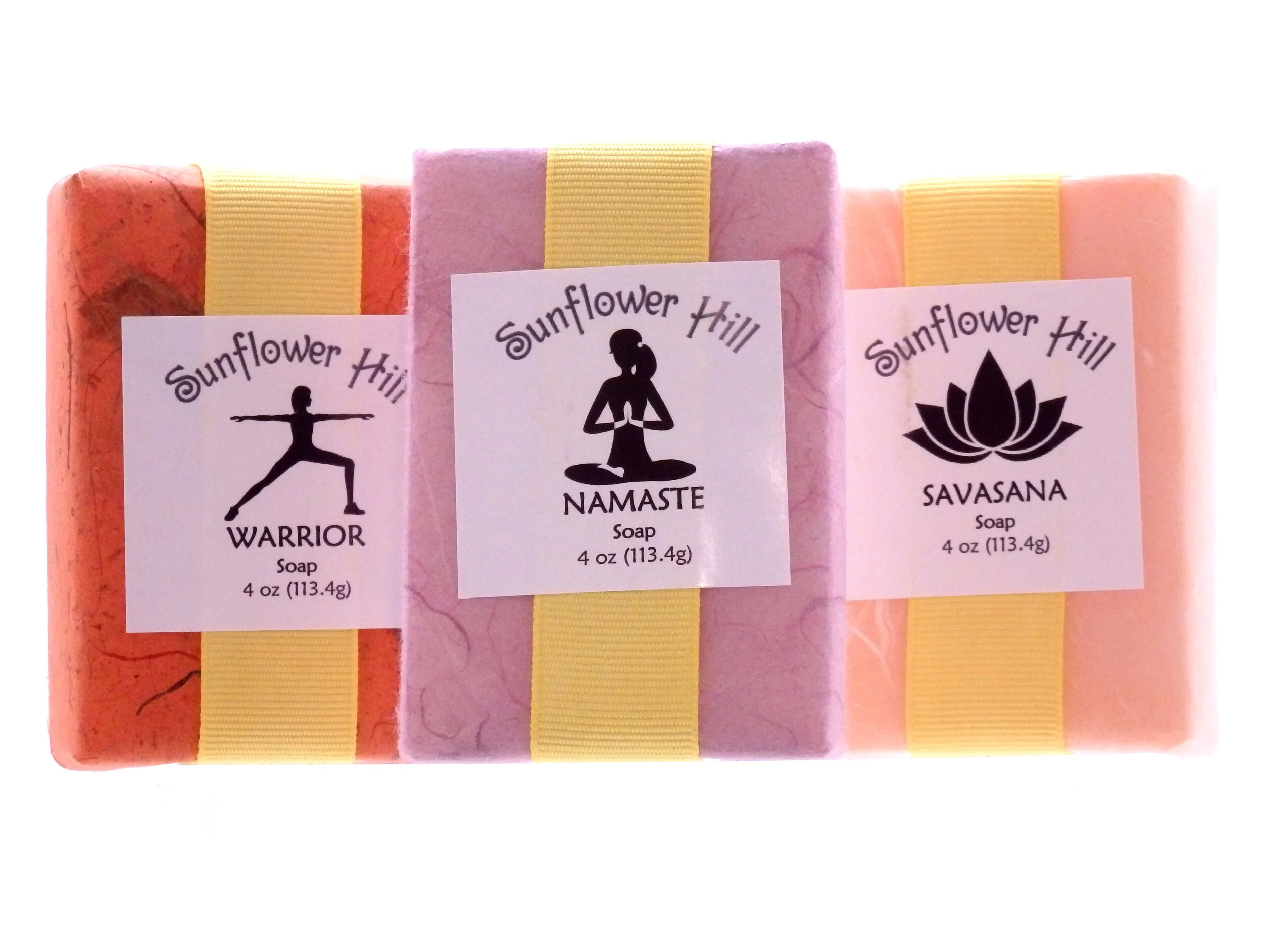 Yoga Series: Namaste Warrior and Savasana Soap Set