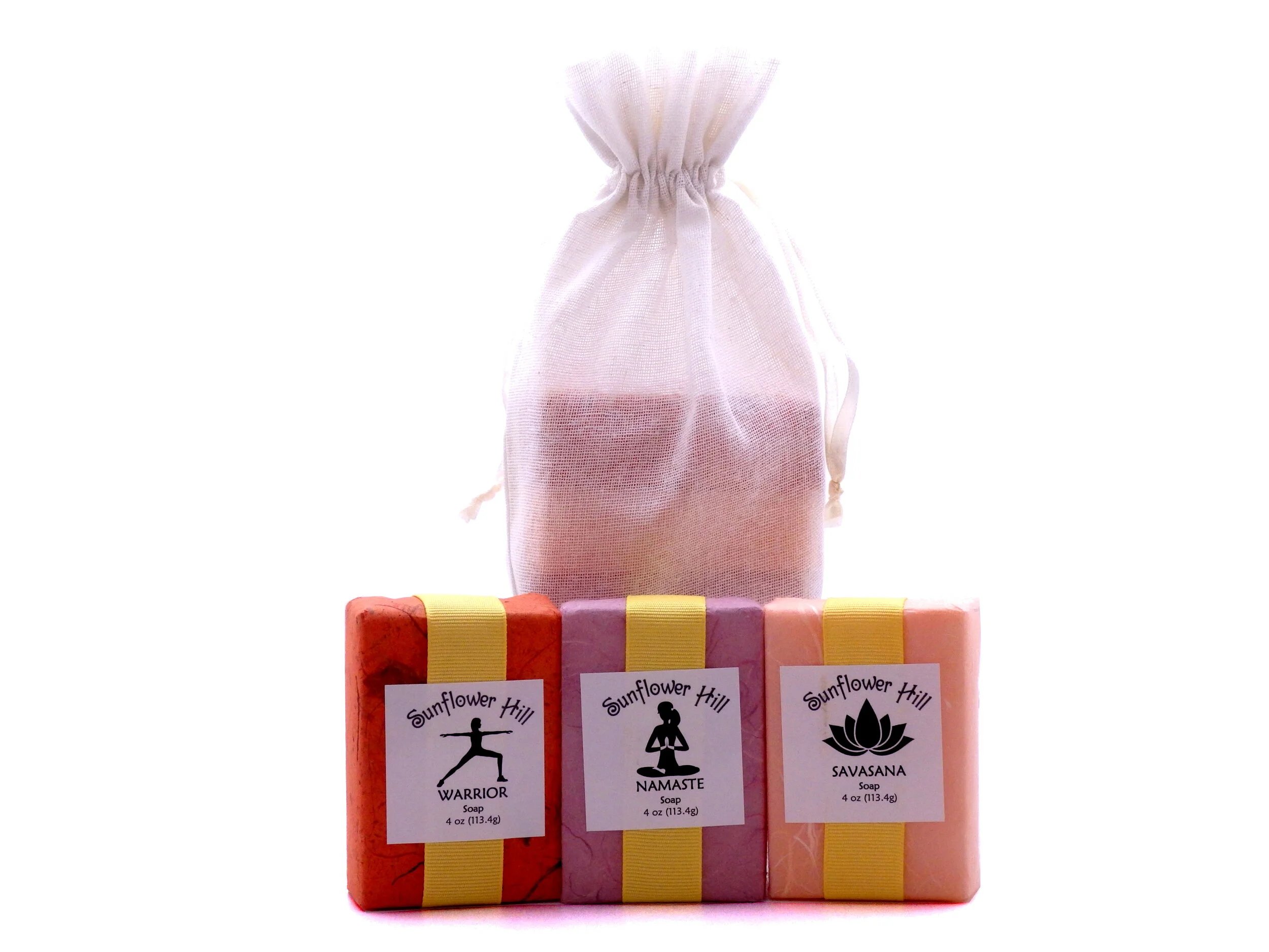 Yoga Series: Namaste Warrior and Savasana Soap Set
