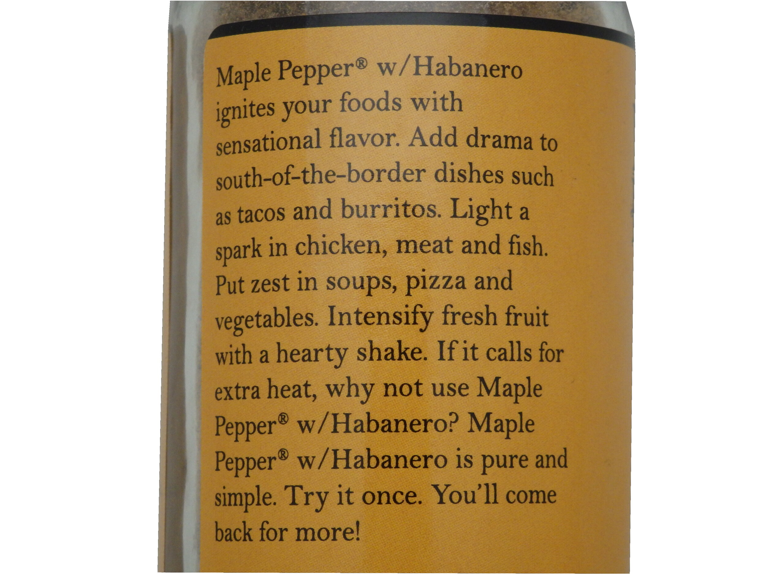 Maple Pepper  - Habanero