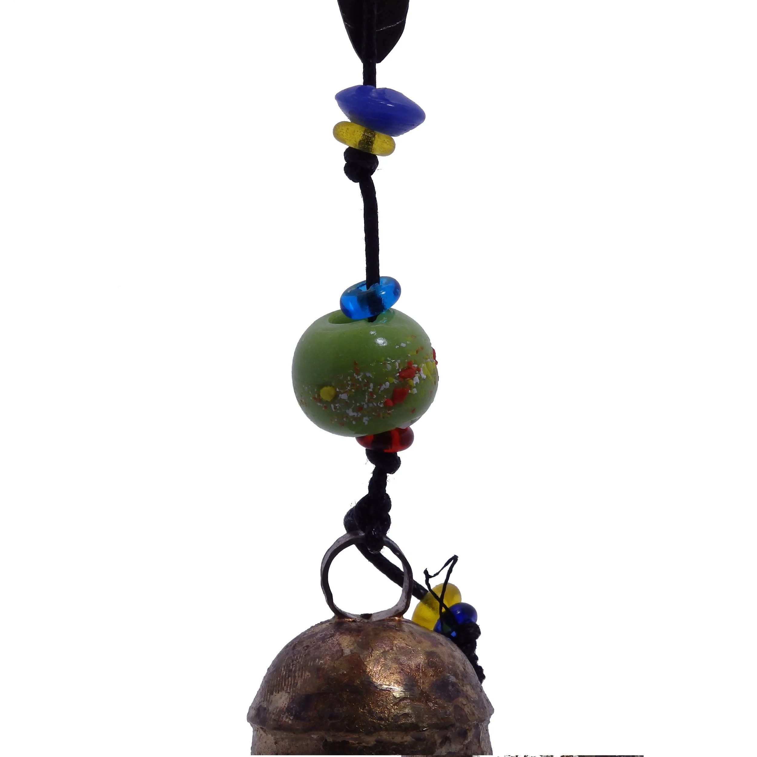 Festive Dragonfly - Handcrafted Windchime With Glass Beads and Nana Bell