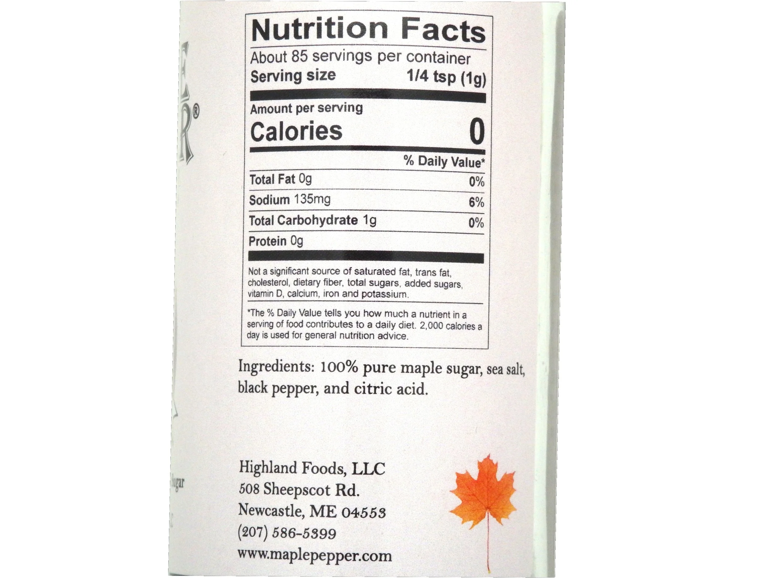 Maple Pepper -  Original