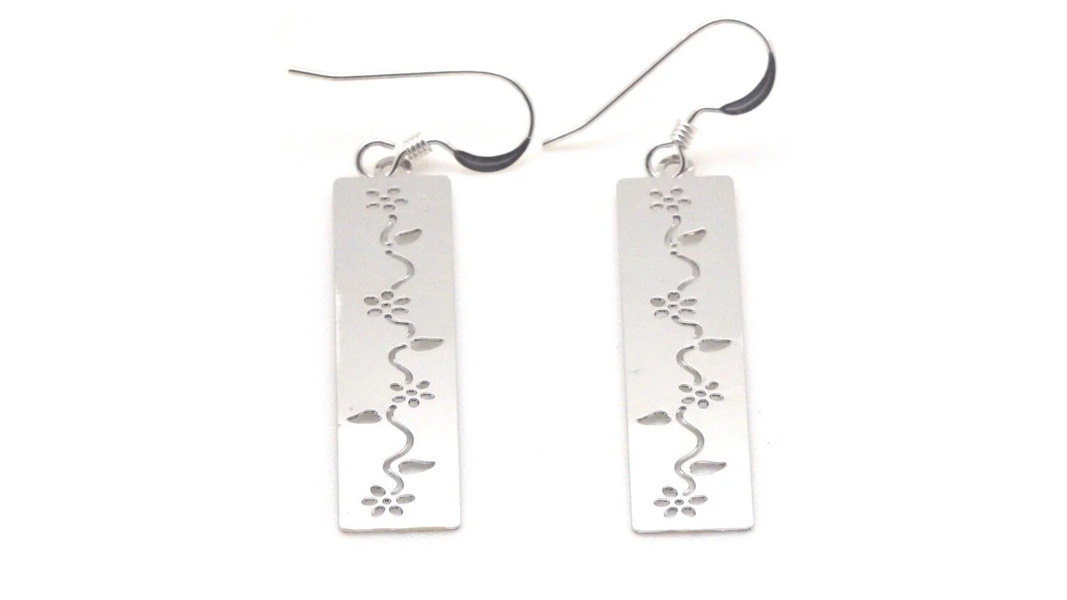 Flowering Vine Dangle Earrings