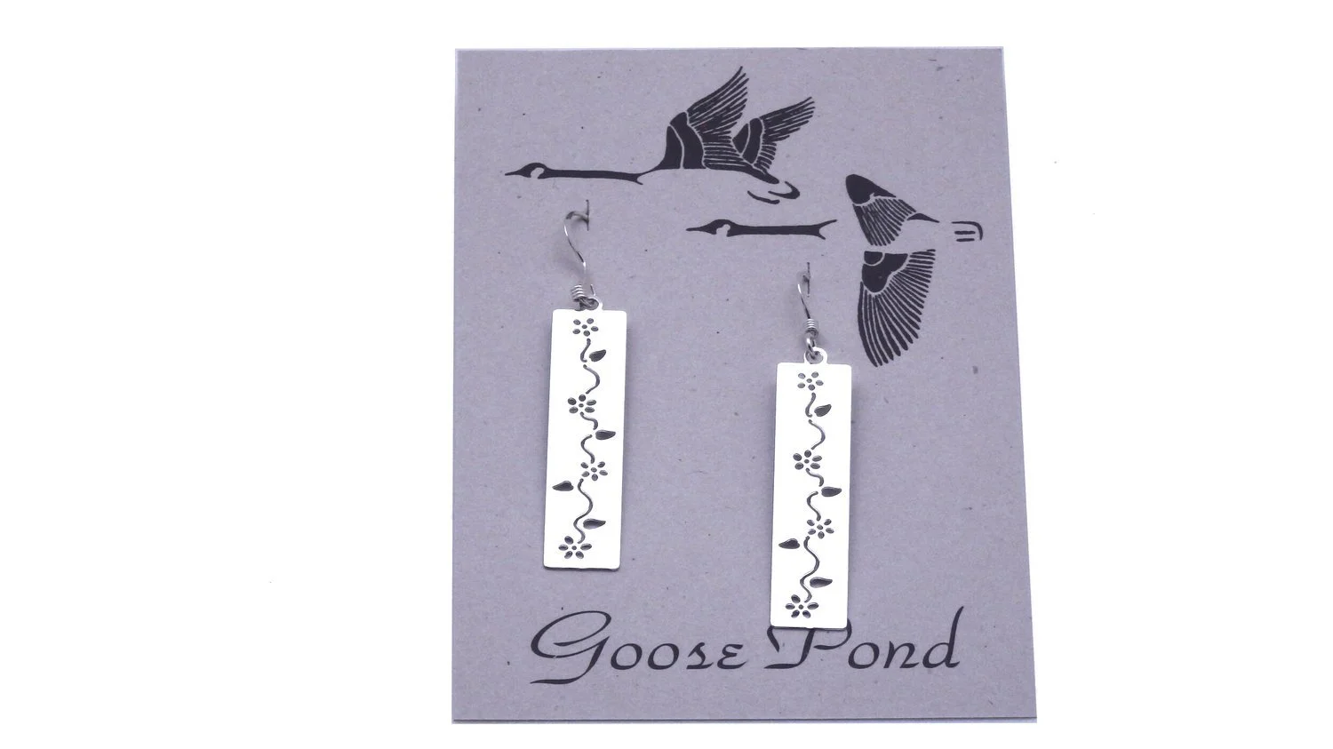Flowering Vine Dangle Earrings