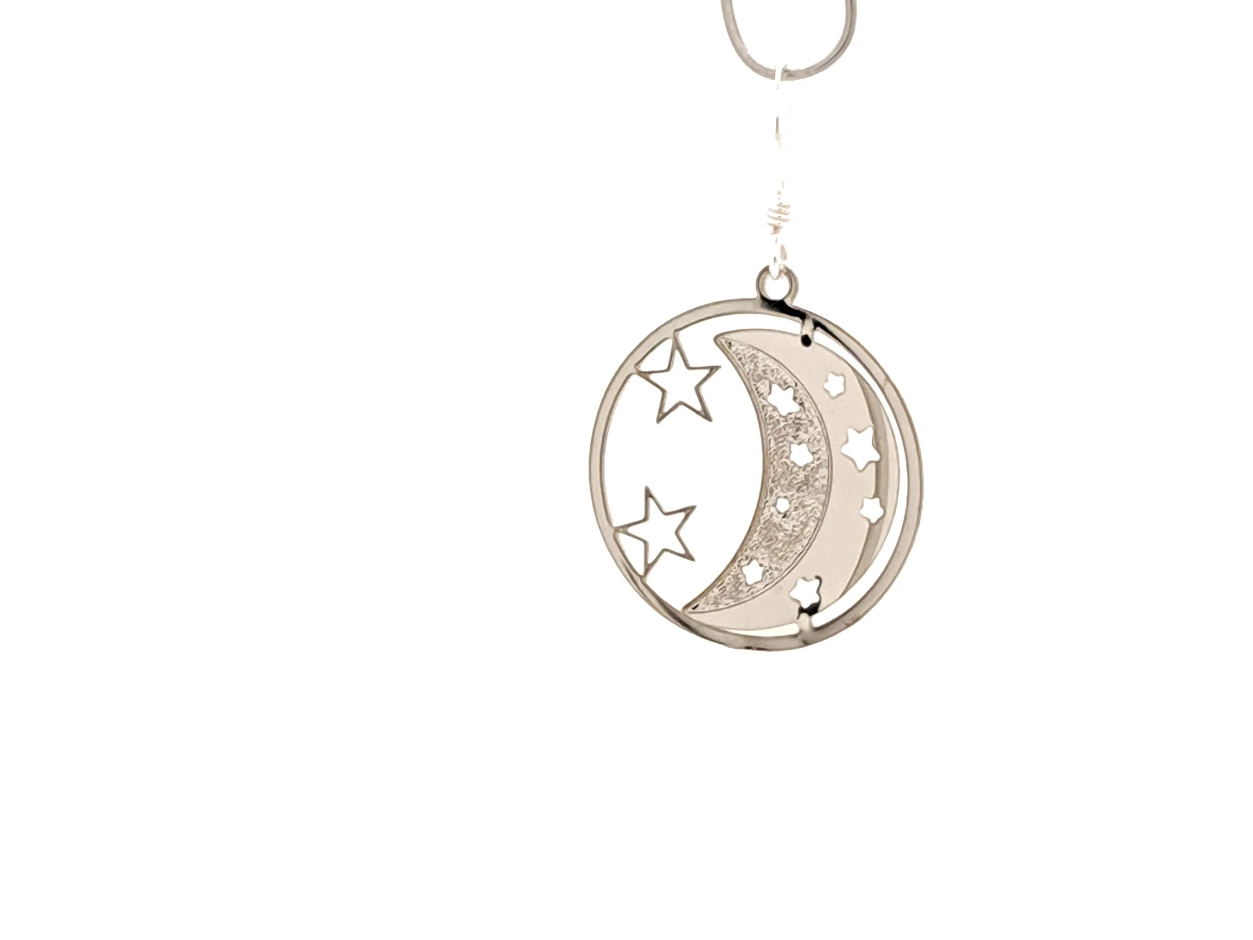 Moon Dangle Earring