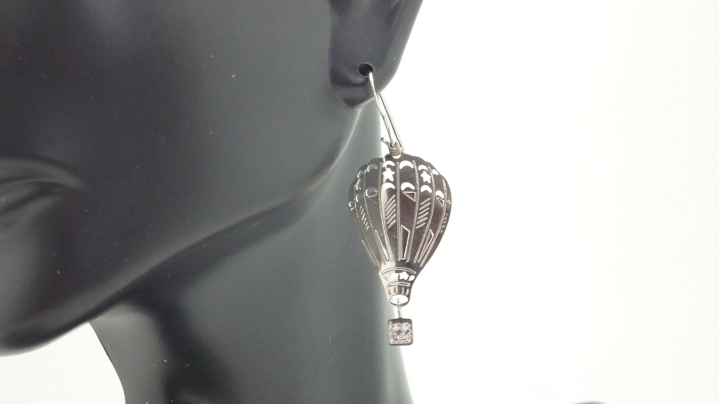 Hot Air Balloon Dangle Earring