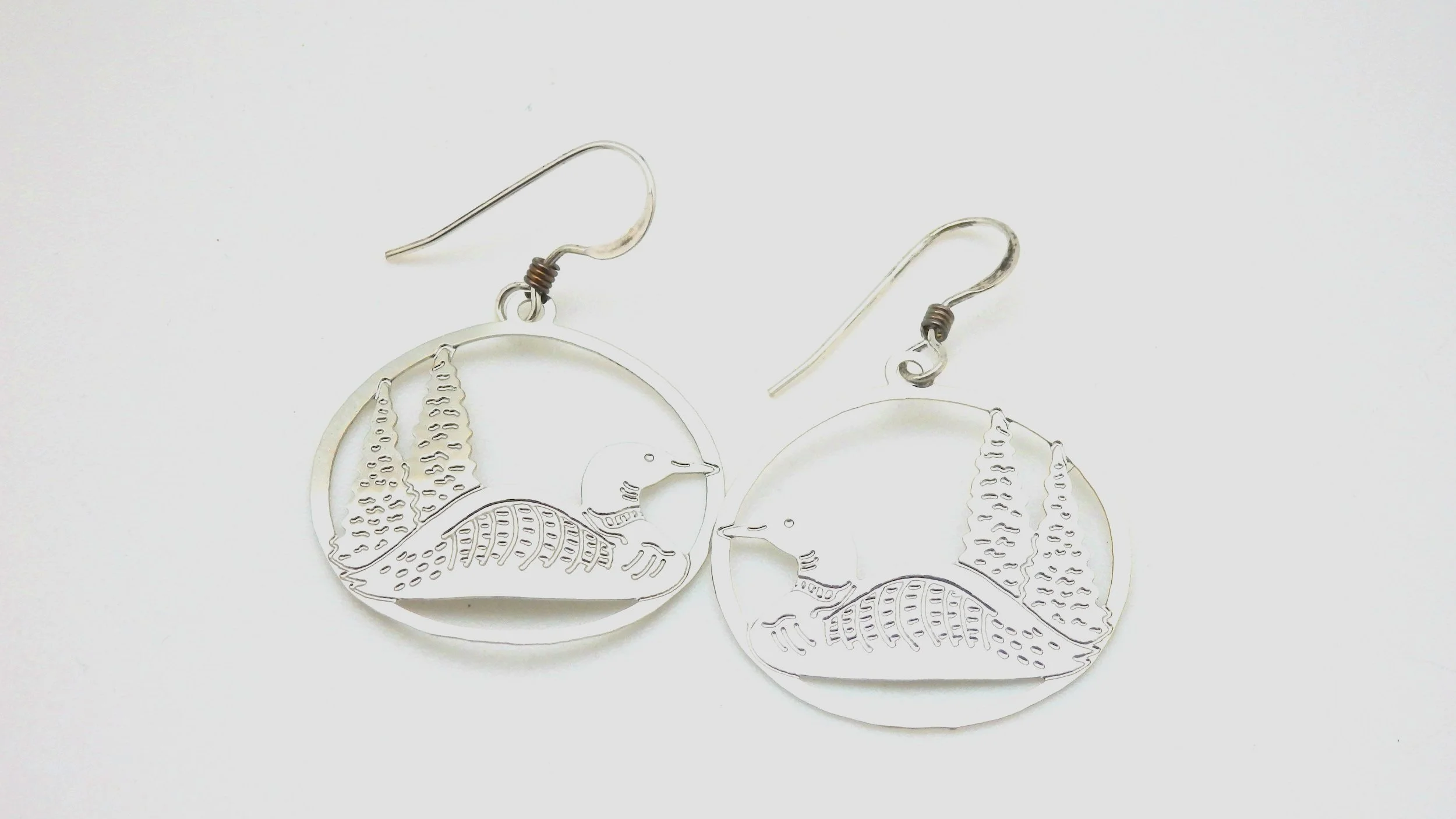 Loon Dangle Earrings