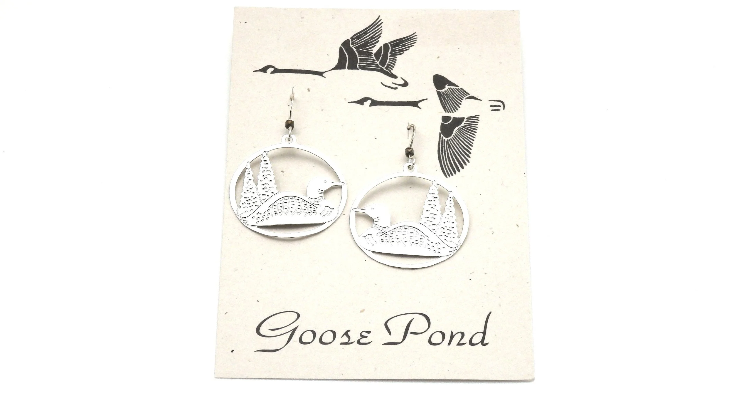 Loon Dangle Earrings