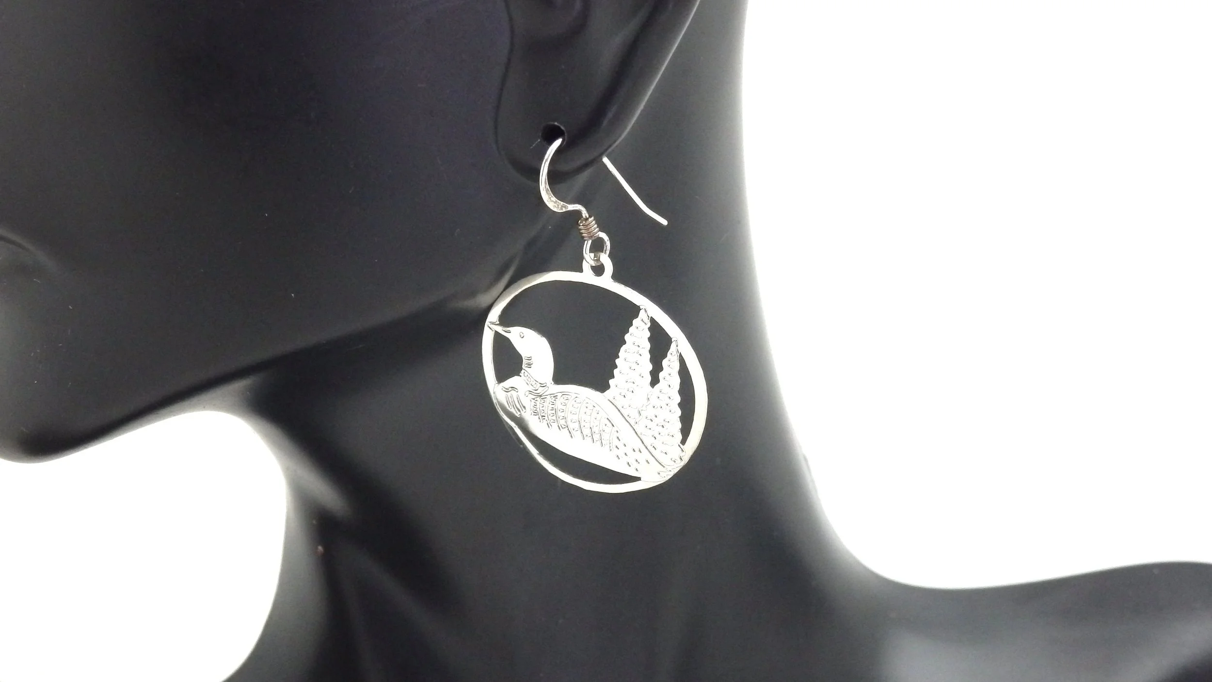Loon Dangle Earrings