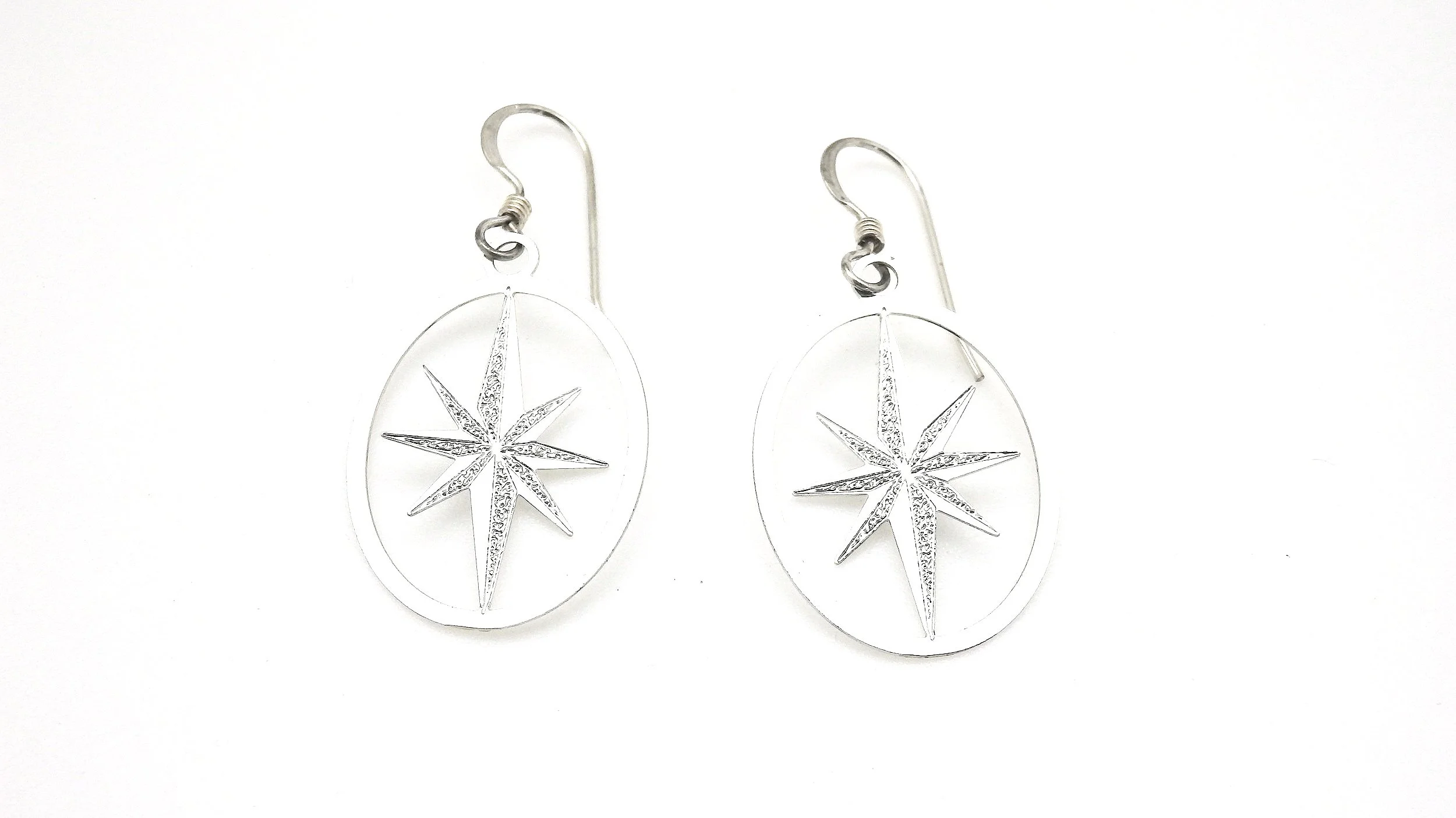 Polaris North Star Dangle Earrings