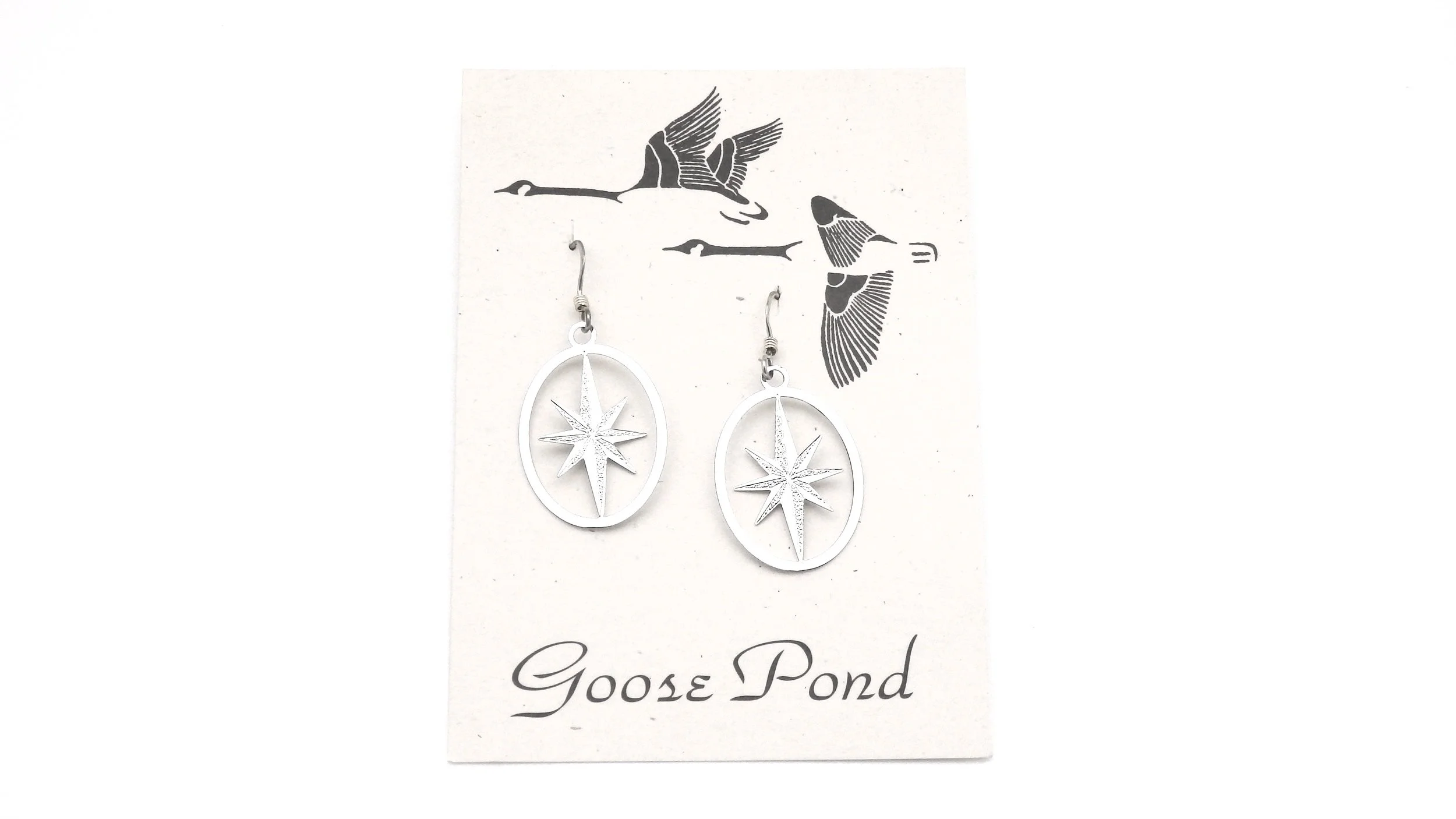 Polaris North Star Dangle Earrings