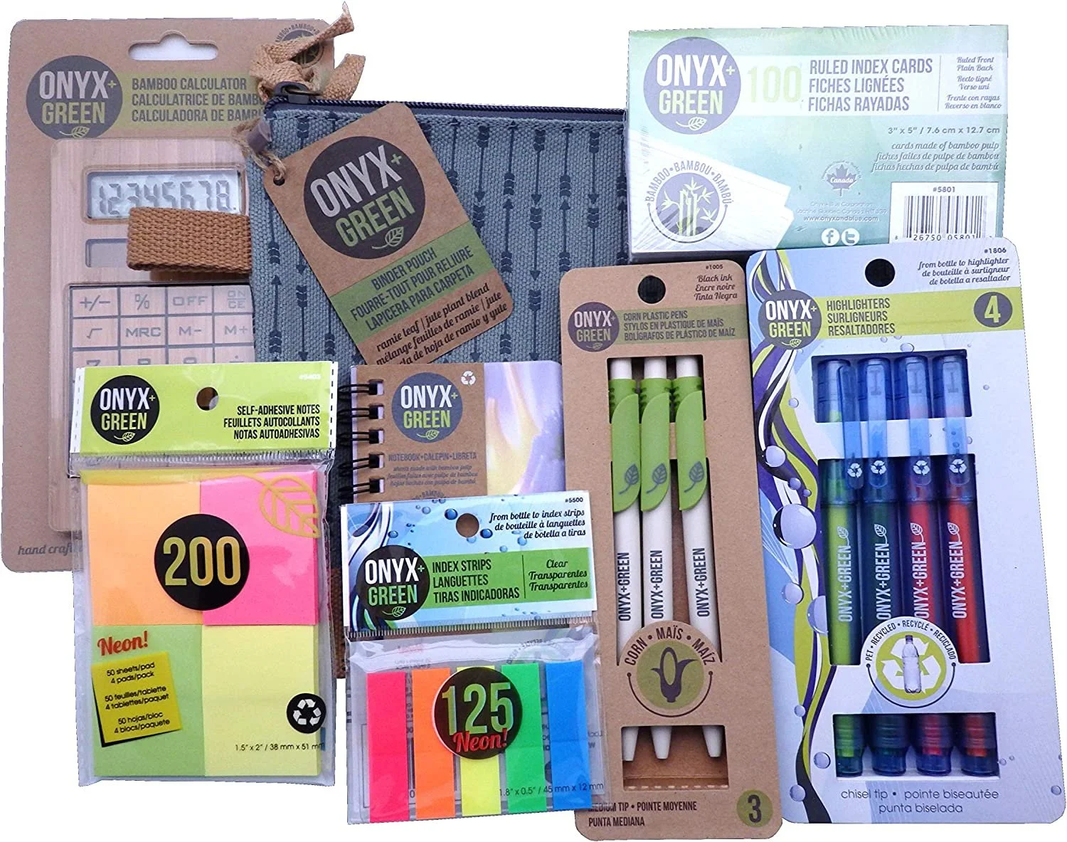 Back to School Kit - Recycled and Sustainable Materials