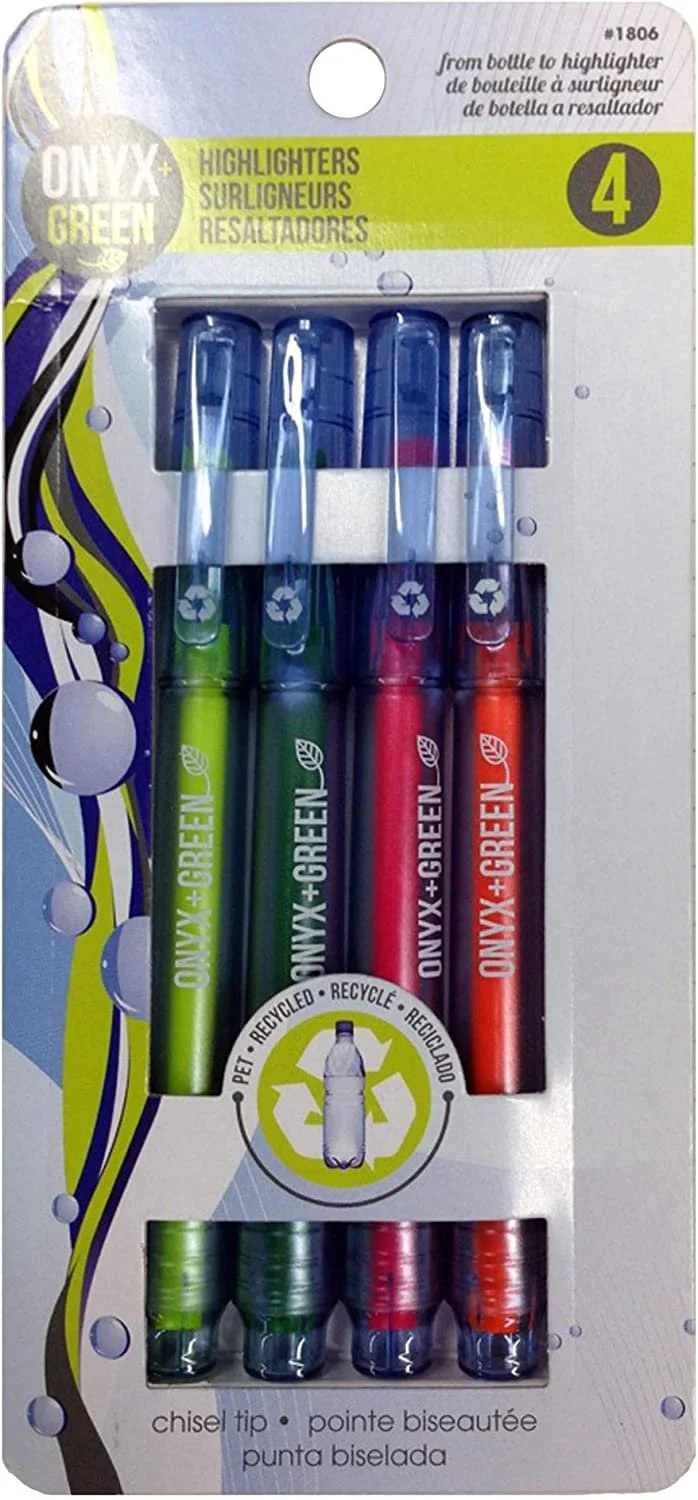 Recycled Water Bottles Office and School Supplies Set