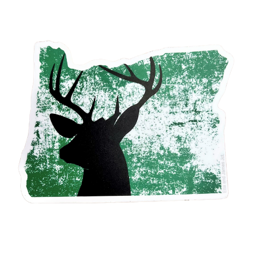 Elk-State of Oregon Silhouette