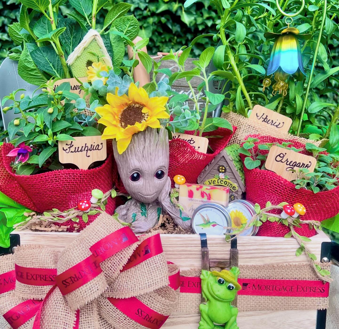 🍃 &ldquo;Groot&rsquo;s Garden&rdquo; Sneak peek of a portion of a basket I designed for Brian Martin/Mortgage Express for the Old Mill Center for Children and Families Annual Dinner and Auction &ldquo;Be a Hero for Kids&rdquo; this Saturday, May 4 i
