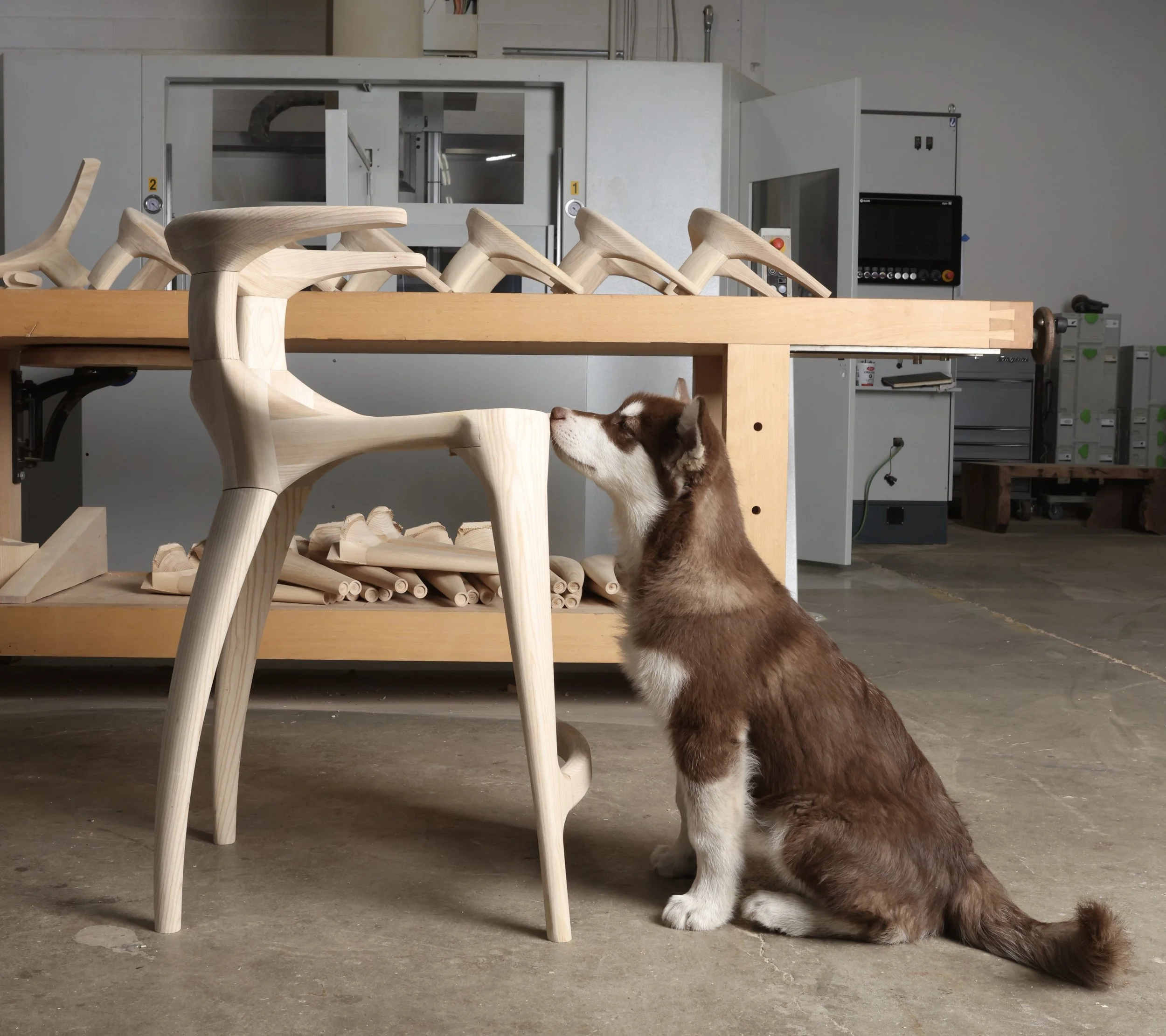 Mobius Solid Wood Mammut Stool