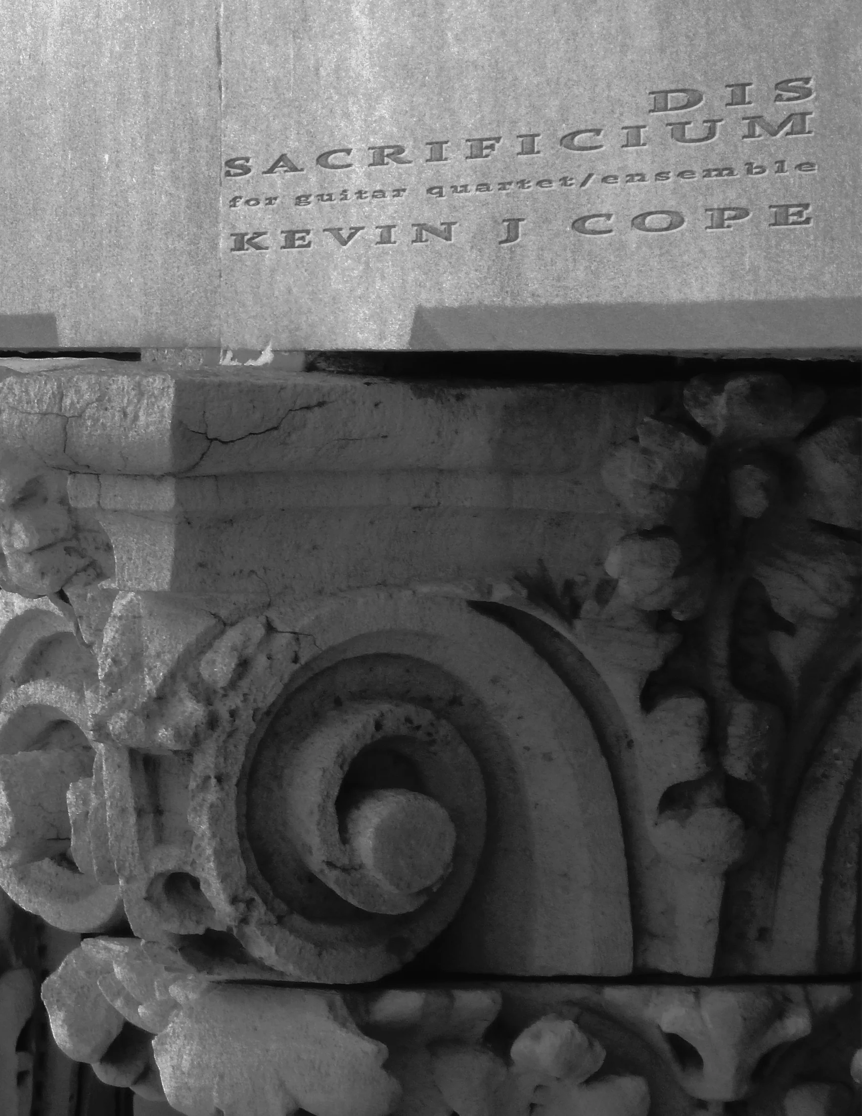 Dis Sacrificium (guitar ensemble/quartet)