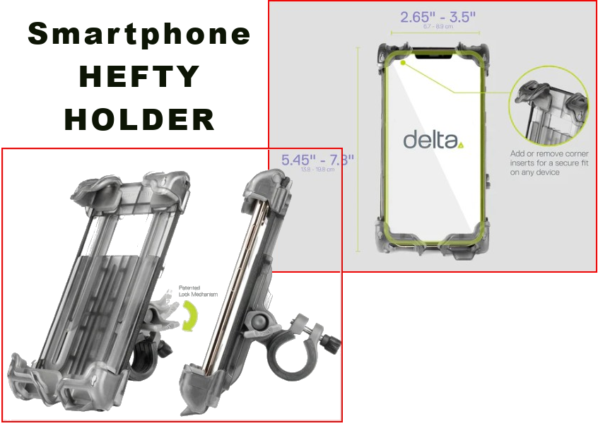 DELTA HEFTY + PHONE HOLDER