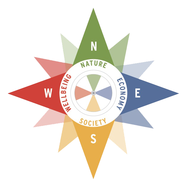 How do our choices affect the sustainability compass?