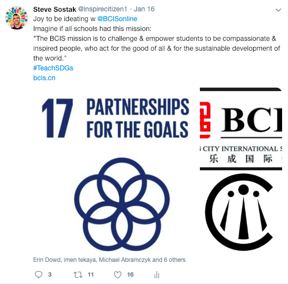 Global educators are talking about the mission and vision of BCIS.
