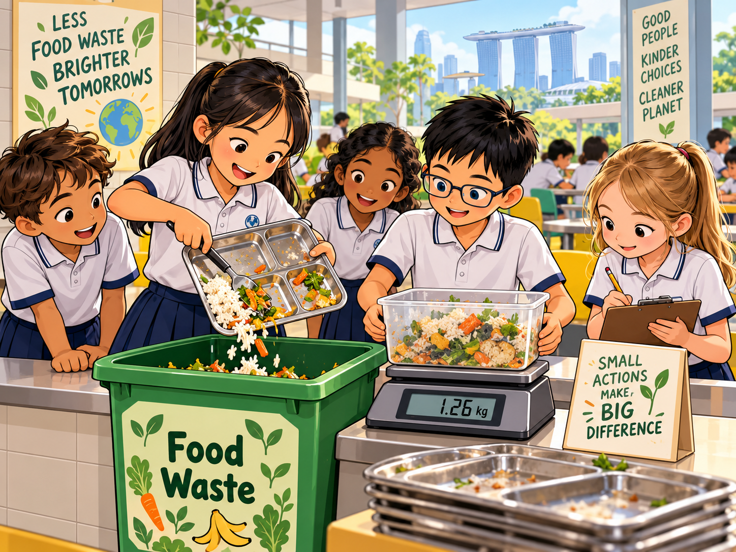 Small Plates, Big Questions: How SJI International's Grade 3 Team Made Food Waste Personal