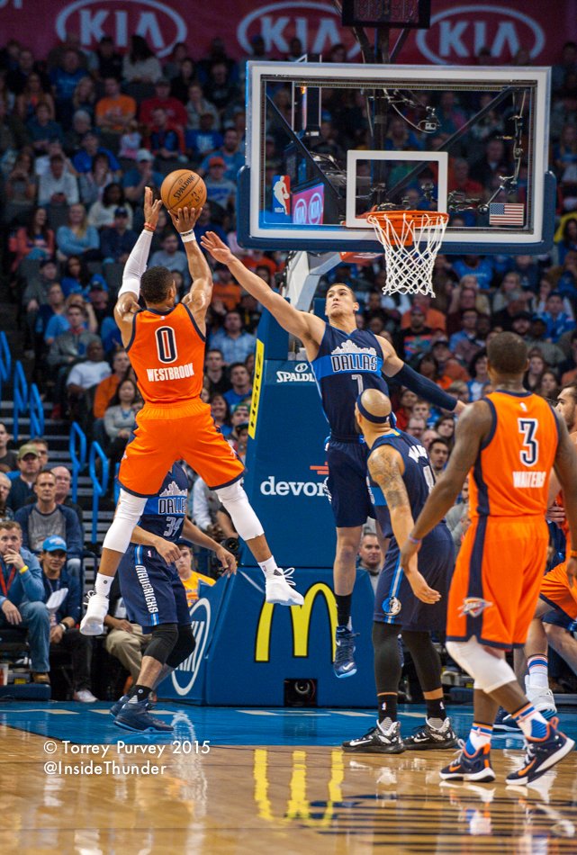 Russell Westbrook elevates for a shot. Torrey Purvey/InsideThunder.com