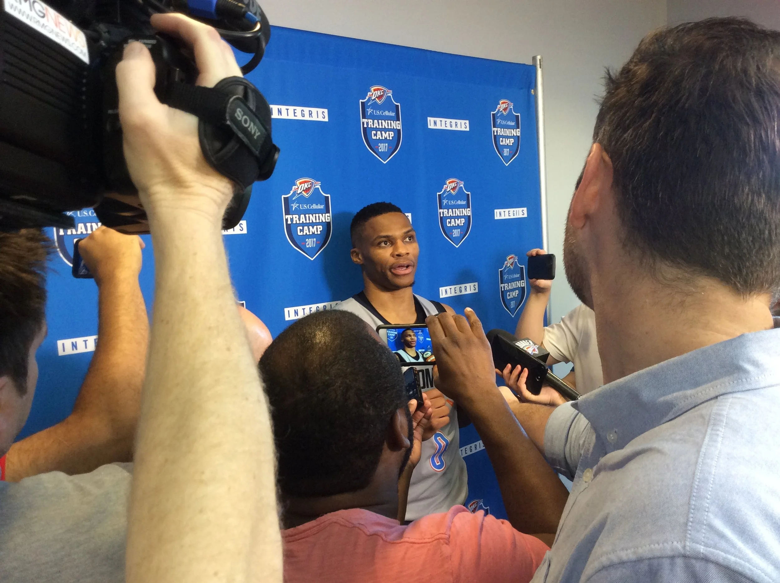 Russ Will Play More Today, Patterson And Abrines Still Out