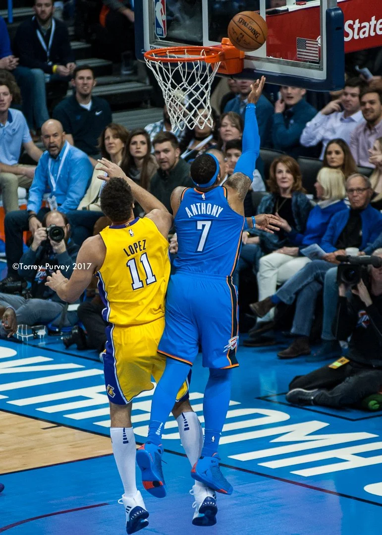 Adams Plays Inspired and Melo Got Buckets in OKC's 3rd Straight