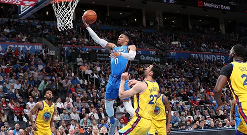 Westbrook Couldn't Beat Golden State Alone, Bench Disappears