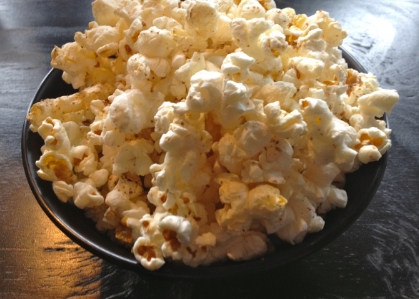 I borrowed this picture of popcorn from another site, but I had to give a shout out to it. It is the BEST popcorn I've had in Korea! It's salty and a bit vinegary, and the servers said they actually spray a Worcestershire sauce on it. It is so addictive...and it's free like peanuts or pretzels would be in a bar in the states.