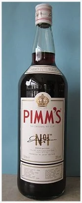 Everyone asks what's in it? So essentially, Pimm's itself is a gin based liquer. For the Pimm's drink, it is typically mixed with sprite (or as they call it in Britain "lemonade"), mixed fruits such as oranges, strawberries, cucumber and mint leaves over a ton of ice so it's ice cold!
