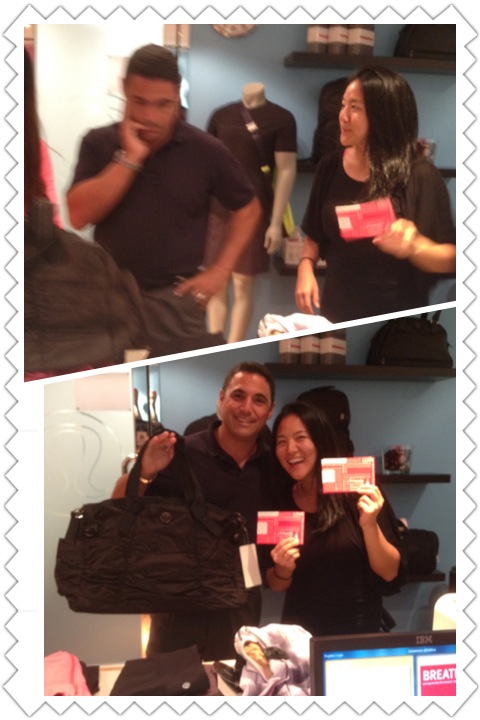 Even took my boss for a trip to lulu to help him pick out some things for his wife! 