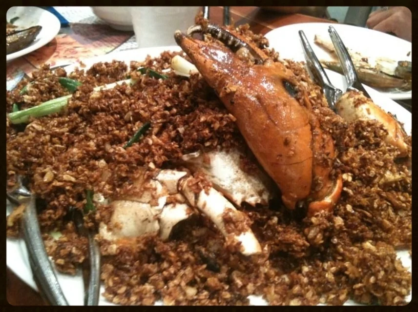At HEE KEE FRIED CRAB (several locations) - 379 Jaffe Road, Wan Chai, +852 2893 7565, www.heekeecrab.com I prefer this location because it is less touristy, and I felt like it was a bit less salty yet more flavourful.