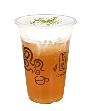 This House Special you can get in the following flavours: Milk Green Tea, Milk Black Tea, Gong Cha Milk Alisan Tea, Milk Oolong Tea, Milk Black Forest. The reason I am showing you this is because the MILK FOAM you can get on this is SALTY!!! It sort of tastes like the seasalt FOAM you can get at 85degrees cafes (in California - apparently it's not a big thing in Taiwan) where I love their seasalt coffees and seasalt jasmine tea!