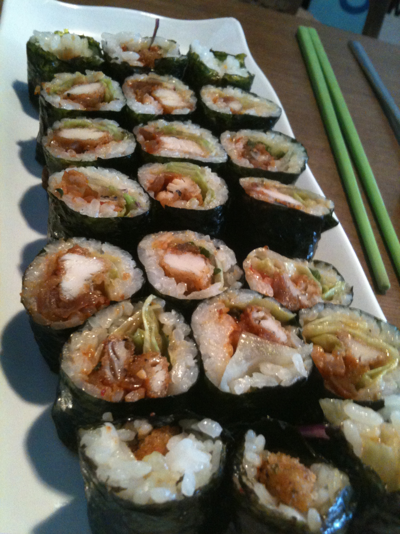 Katsu Roll - Deep fried pork roll.