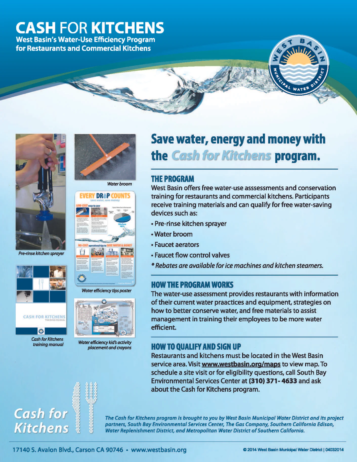 Cash for Kitchens flyer