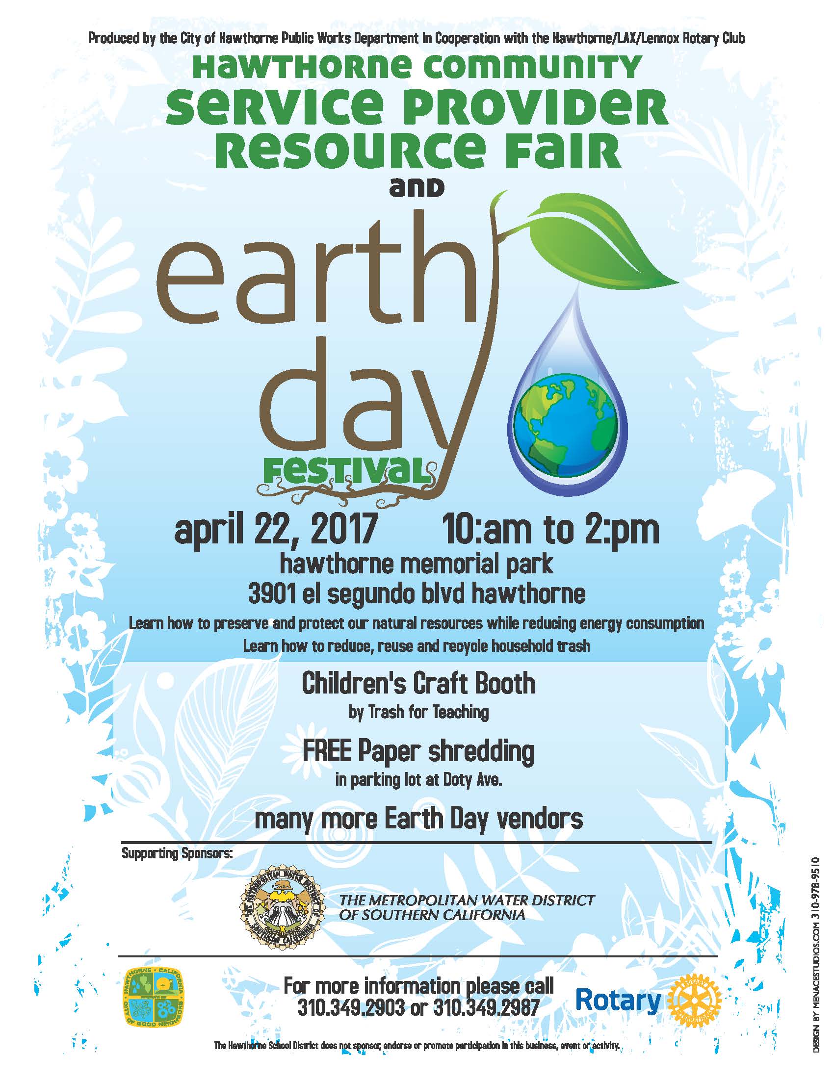 Service Provider Resource Fair and Earth Day